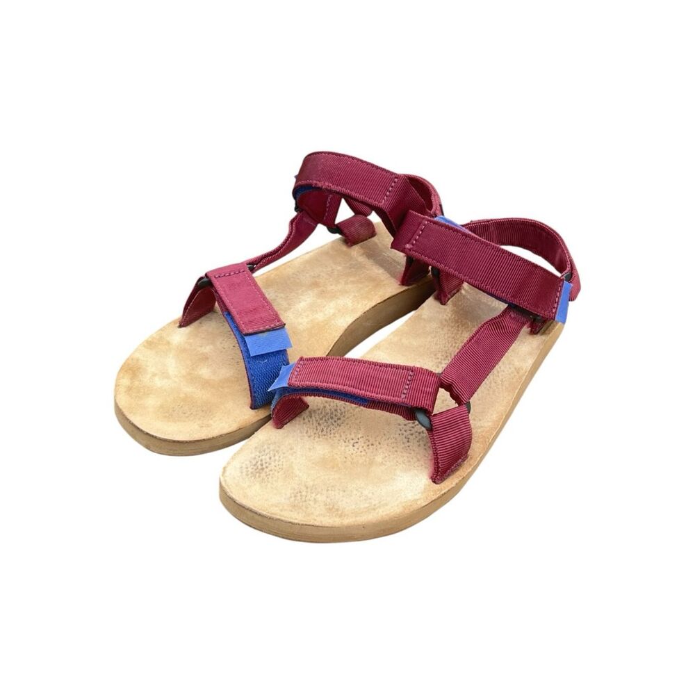 Teva men’s size 10 color block active sandals maroon purple